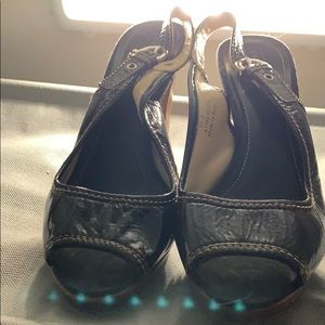 Coach sandals- black leather